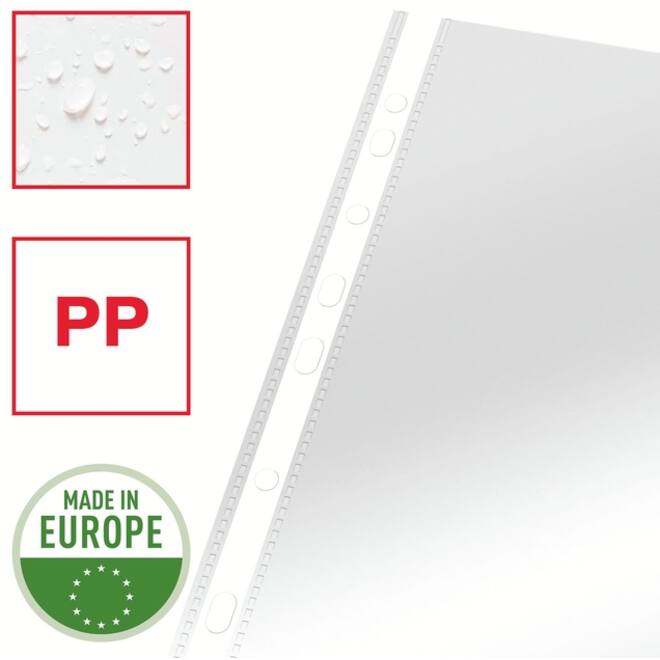 Showtas Esselte copy safe 0.06mm PP A4 glashelder 100 stuks