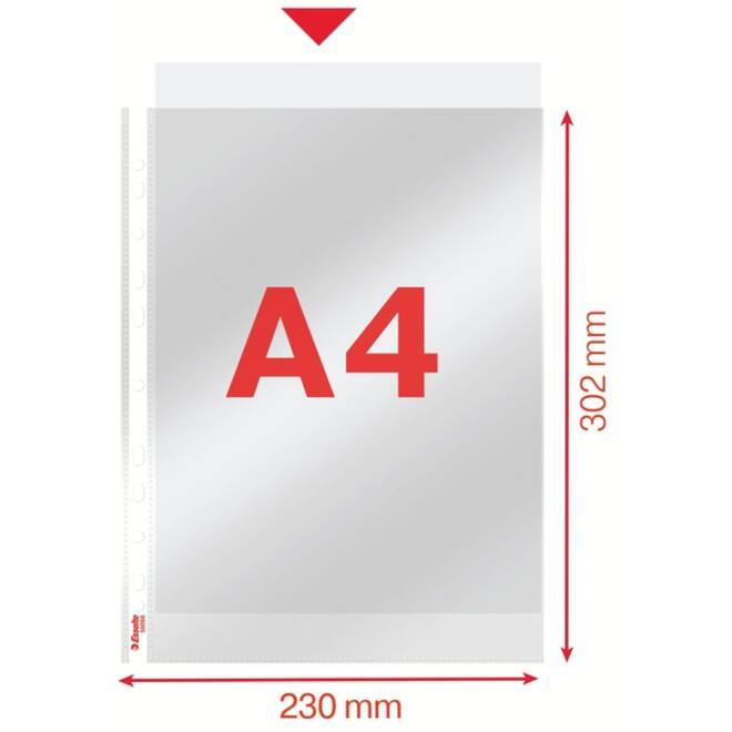 Showtas Esselte copy safe 0.06mm PP A4 glashelder 100 stuks