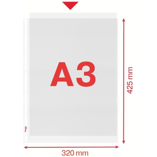Showtas Esselte PP A3 recht 50 stuks