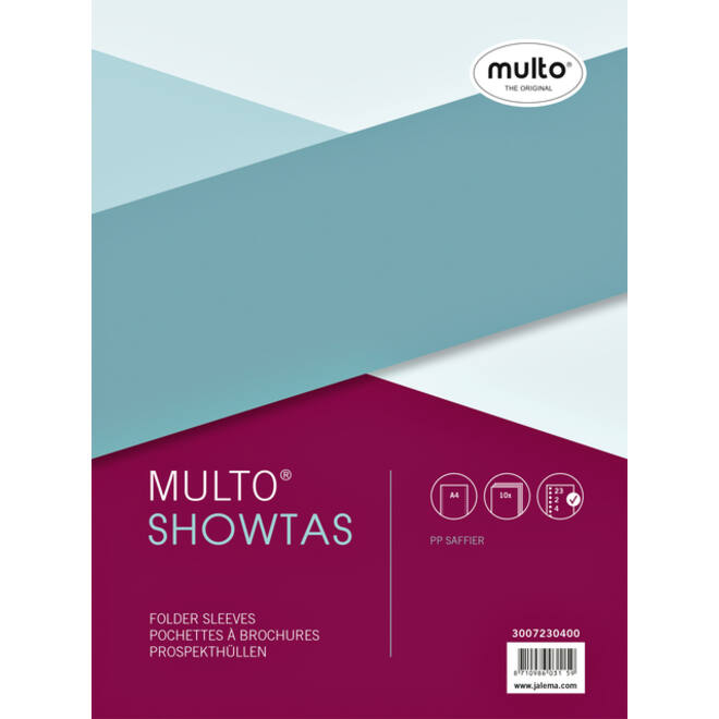Showtas Multo 23-gaats PP 0.08mm nerf 10 stuks