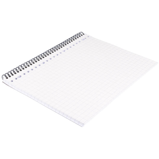 Collegeblok Multo A4 ruit 10x10mm 23-gaats 160 pagina's 80gr wit