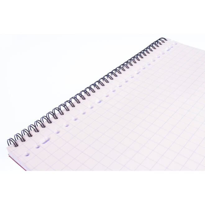 Collegeblok Multo A4 ruit 10x10mm 23-gaats 160 pagina's 80gr wit