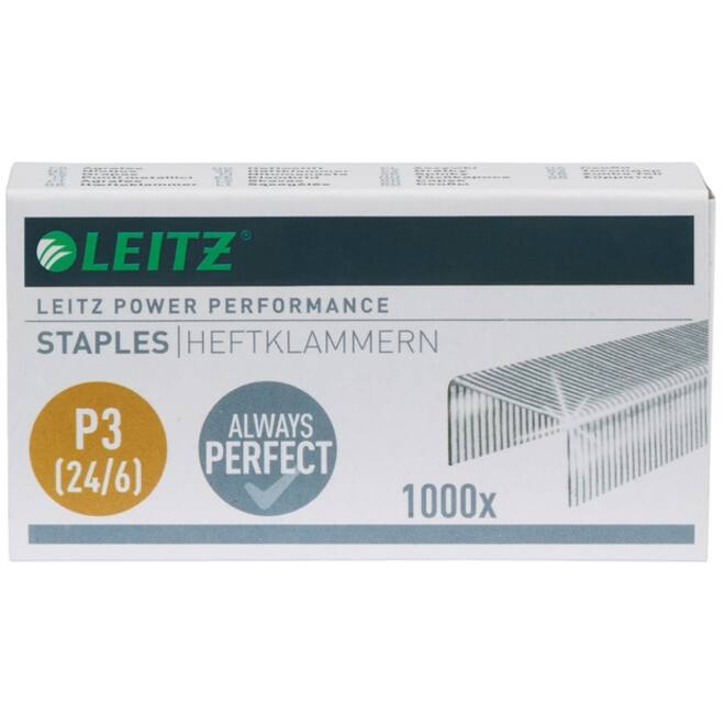 Nieten Leitz 24/6 verzinkt 1000 stuks