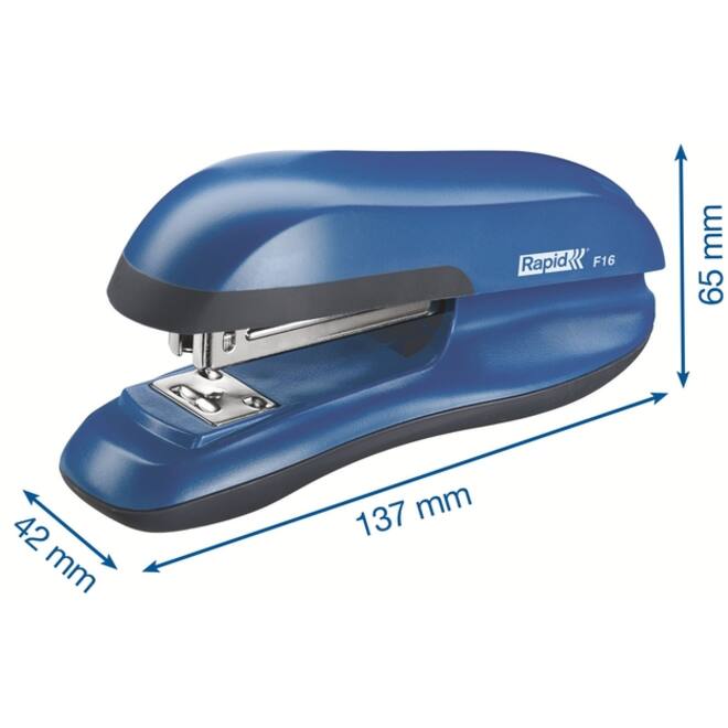 Bureaunietmachine Rapid Fashion full-strip F16 20 vel blauw