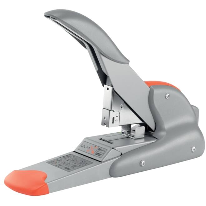 Nietmachine Rapid Supreme DUAX heavy duty 170 vel zilver/oranje