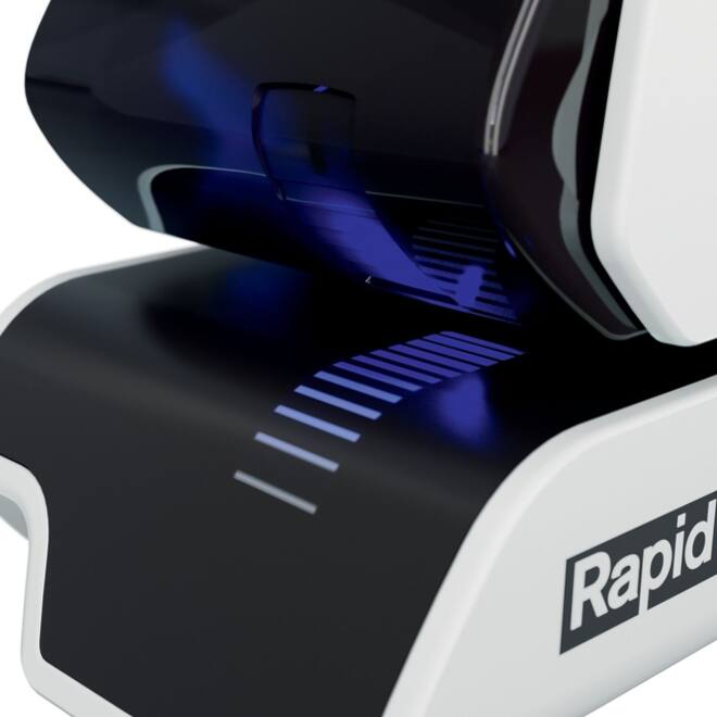 Nietmachine Rapid Supreme contactloos elektrisch 5025 e 25 vel wit