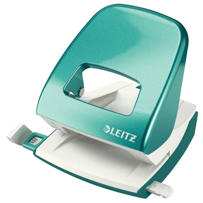 Perforator Leitz WOW 5008 NeXXt metaal 30 vel ijsblauw