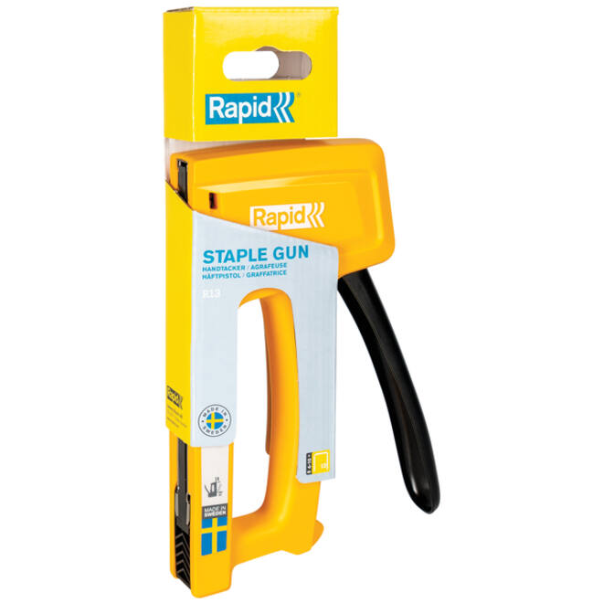 Nietpistool Rapid 13E 13/4-10 ABS geel blister