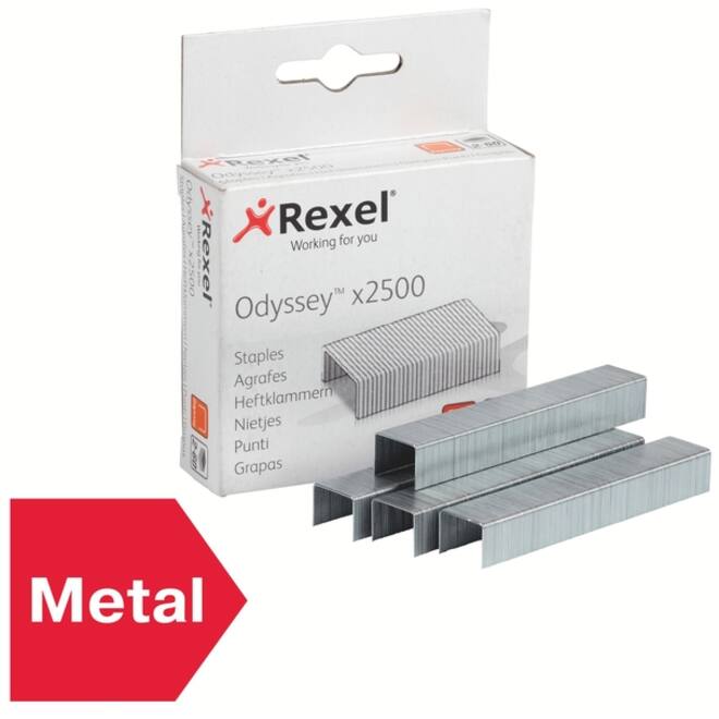 Nieten Rexel Odyssey verzinkt 2500 stuks