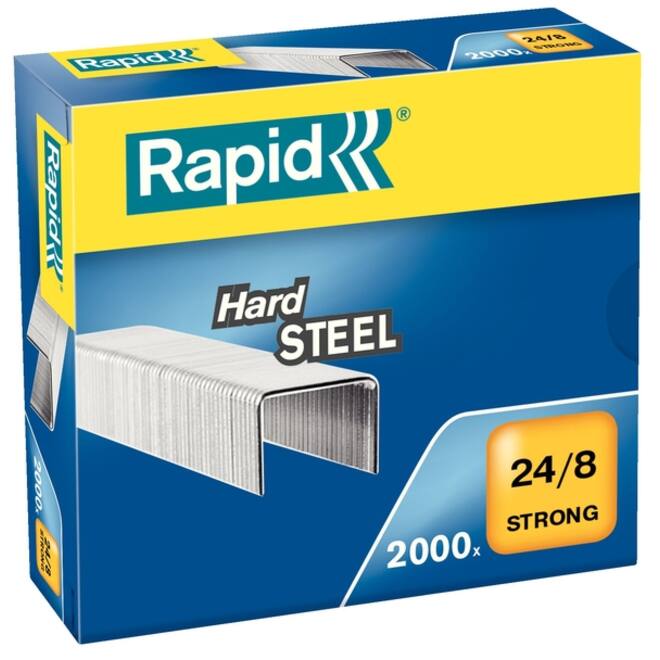 Nieten Rapid 24/8 staal strong 2000 stuks
