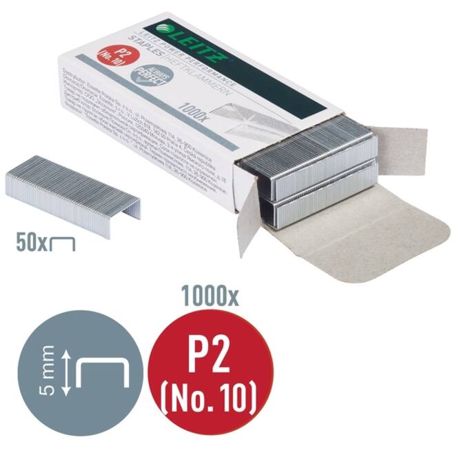 Nieten Leitz P2 nr.10 verzinkt 1000 stuks
