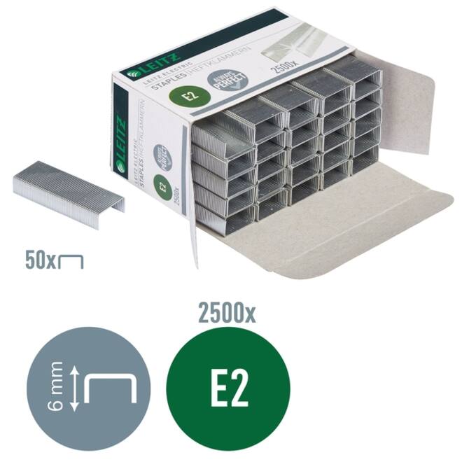 Nieten Leitz E2 verzinkt 2500 stuks