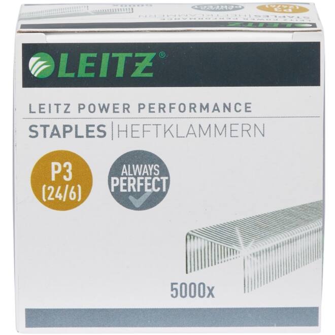 Nieten Leitz P3 24/6 verzinkt 5000 stuks
