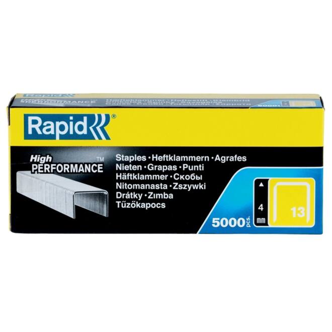 Nieten Rapid 13/4 gegalvaniseerd standaard 5000 stuks