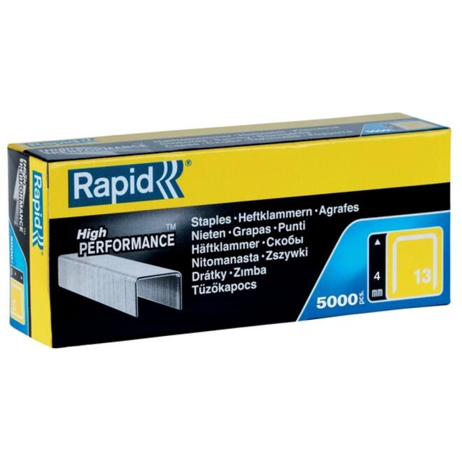 Nieten Rapid 13/4 gegalvaniseerd standaard 5000 stuks