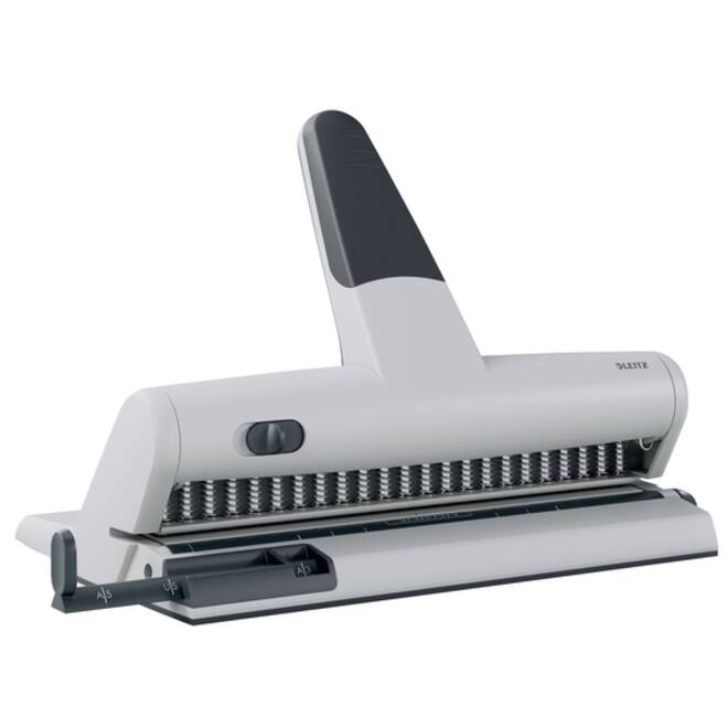 Perforator Leitz 5115 heavy duty 23 gaats zilver