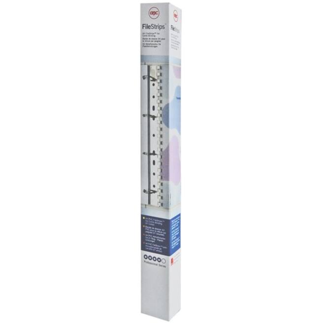 Filestrip GBC 21-gaats A4 transparant 100stuks