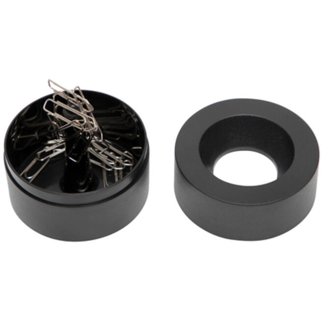 Papercliphouder MAUL Pro Ø73mmx60mm zwart