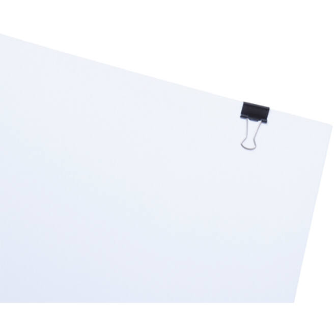 Papierklem MAUL 213 foldback 16mm capaciteit 5mm zwart