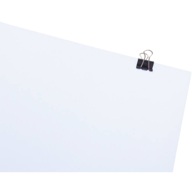 Papierklem MAUL 213 foldback 16mm capaciteit 5mm zwart
