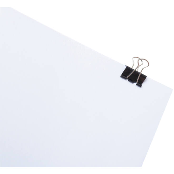 Papierklem MAUL 213 Foldback 25mm capaciteit 9mm zwart