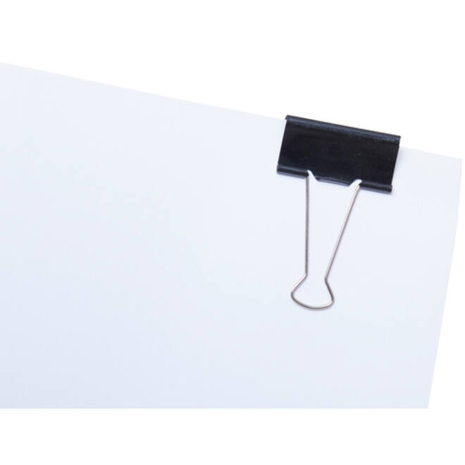 Papierklem MAUL 213 foldback 50mm capaciteit 20mm zwart