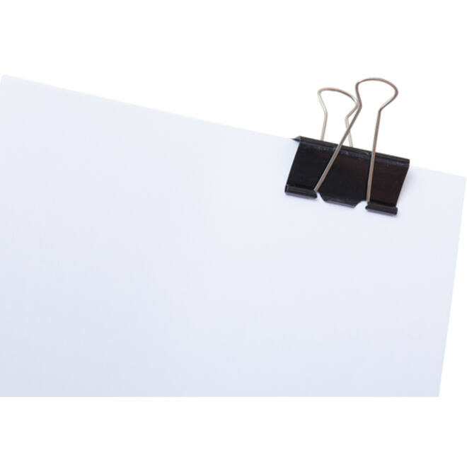 Papierklem MAUL 213 foldback 50mm capaciteit 20mm zwart