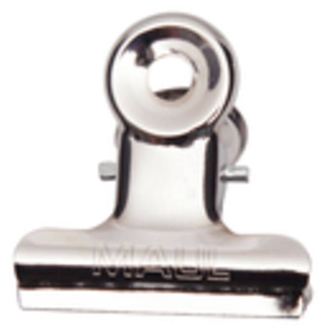 Papierklem MAUL Bulldog 30mm capaciteit 10mm zilver