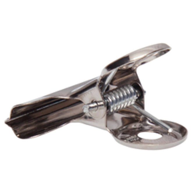 Papierklem MAUL Bulldog 30mm capaciteit 10mm zilver