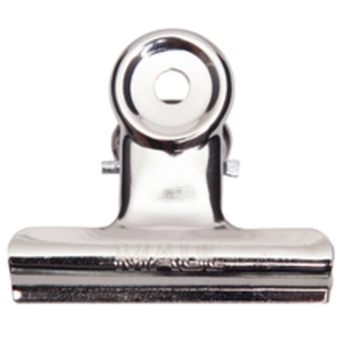 Papierklem MAUL Bulldog 50mm capaciteit 20mm zilver