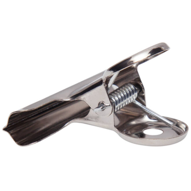 Papierklem MAUL Bulldog 50mm capaciteit 20mm zilver
