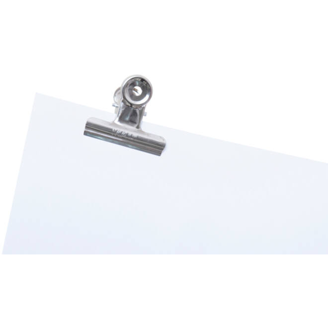 Papierklem MAUL Bulldog 50mm capaciteit 20mm zilver