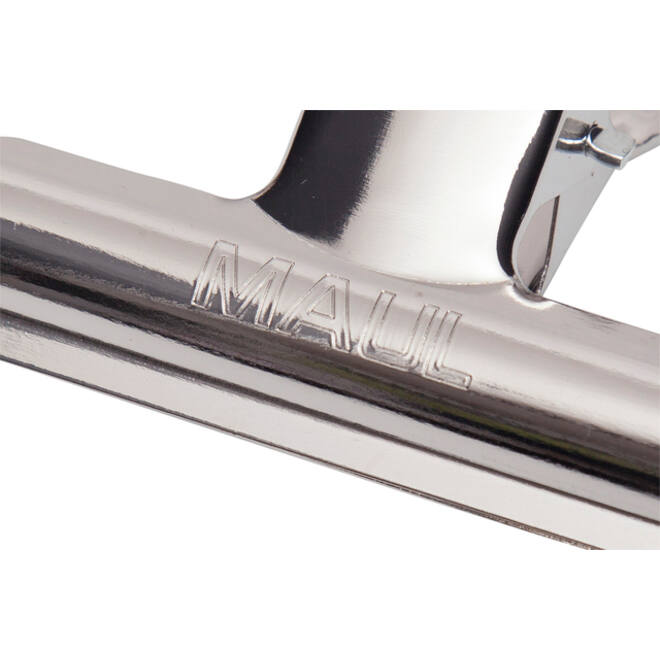 Papierklem MAUL Bulldog 70mm capaciteit 40mm zilver