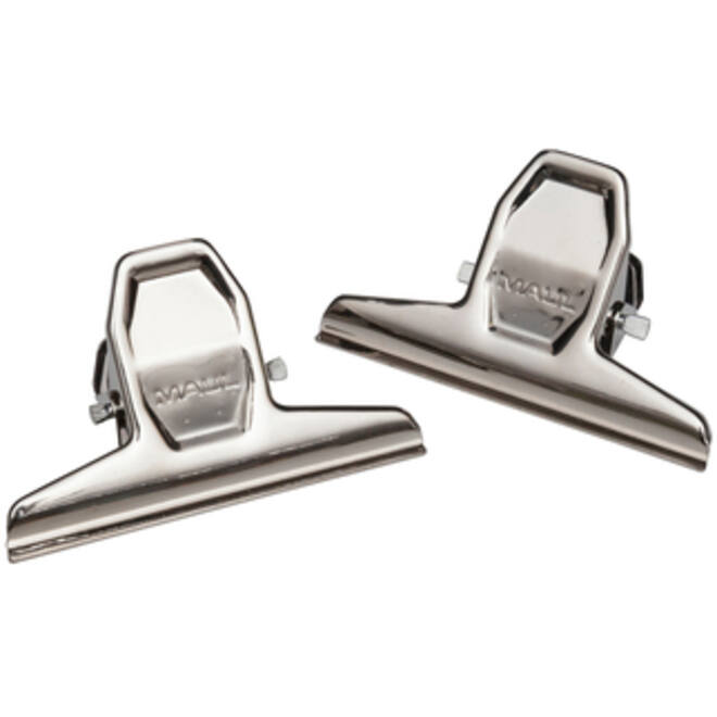 Papierklem MAUL Pro 75mm capaciteit 20mm zilver