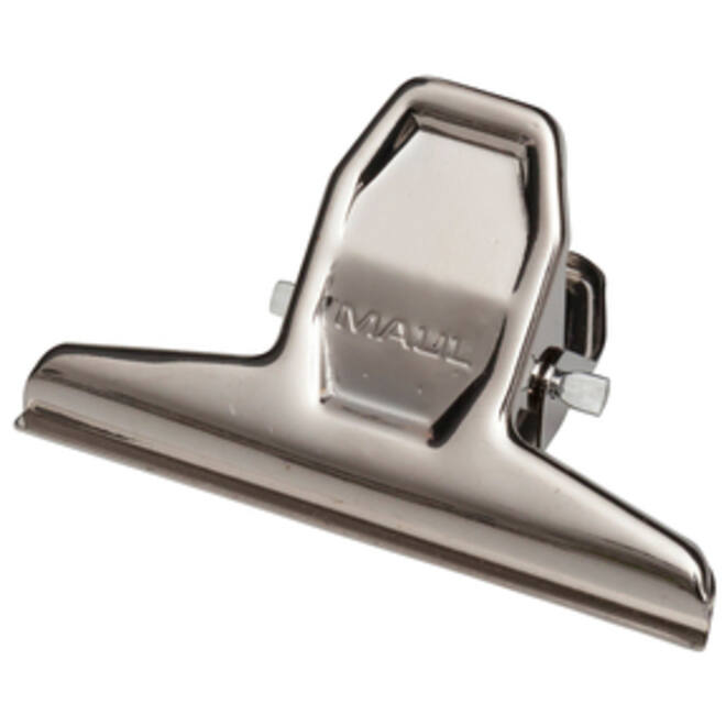 Papierklem MAUL Pro 75mm capaciteit 20mm zilver