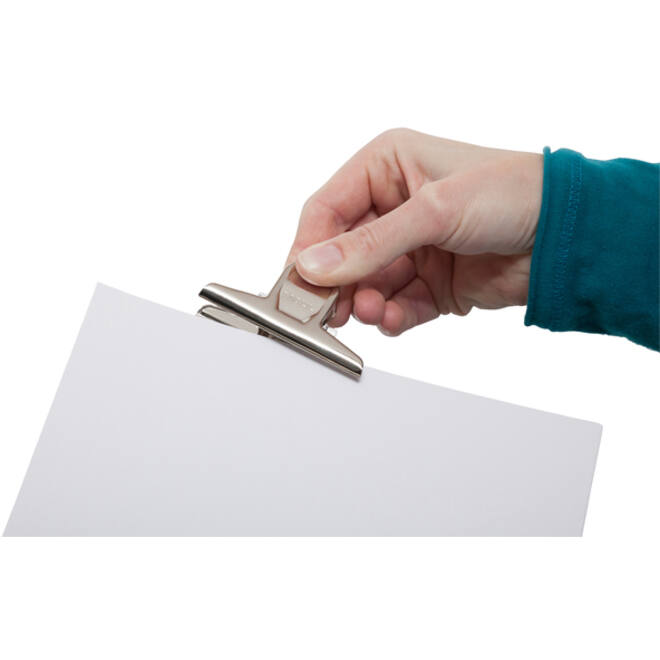Papierklem MAUL Pro 75mm capaciteit 20mm zilver
