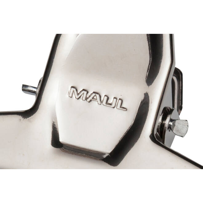 Papierklem MAUL Pro 95mm capaciteit 25mm zilver