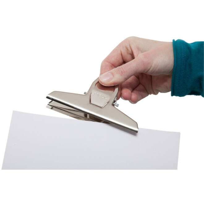 Papierklem MAUL Pro 125mm capaciteit 30mm blister à 2 stuks