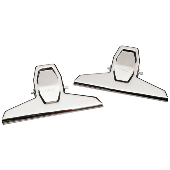 Papierklem MAUL Pro 125mm capaciteit 30mm blister à 2 stuks