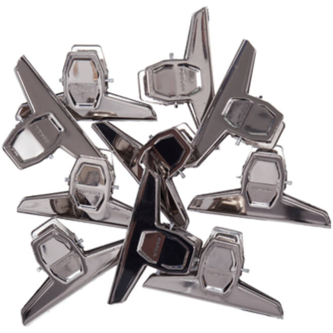 Papierklem MAUL Pro 125mm capaciteit 30mm zilver