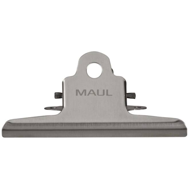 Papierklem MAUL Classic RVS 147mm capaciteit 20mm zilver