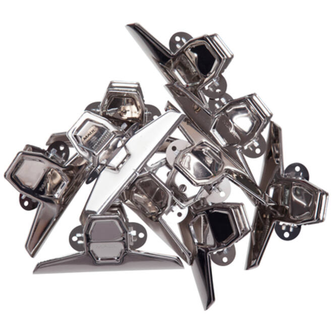 Papierklem MAUL Pro 125mm capaciteit 20mm zilver