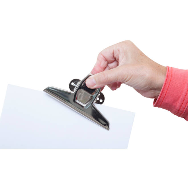 Papierklem MAUL Pro 125mm capaciteit 20mm zilver