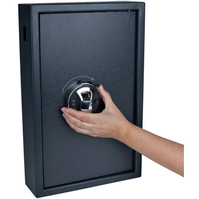 Sleutelkast Pavo high security met fingerprintslot 50 haken 550x400x100mm