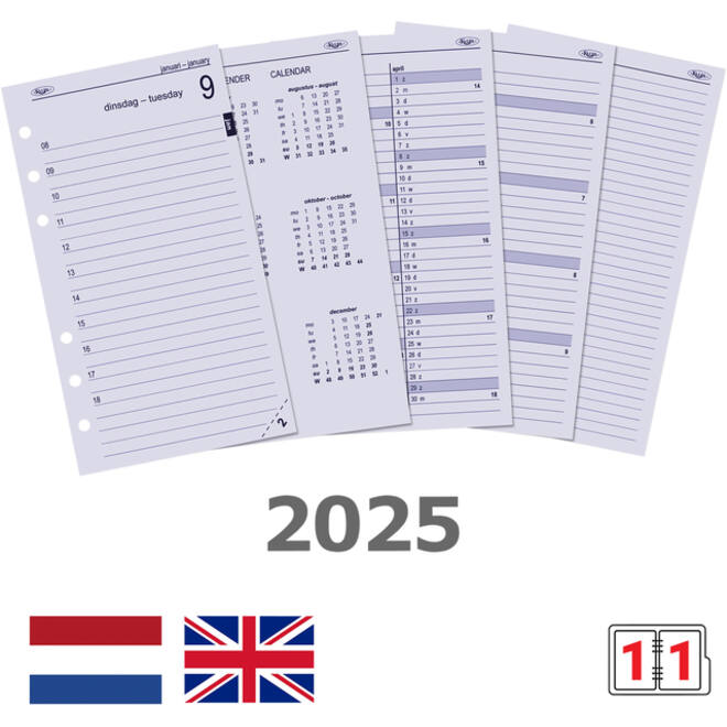 Agendavulling 2026 Kalpa Personal 1dag/1pagina