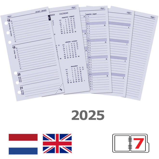 Agendavulling 2026 Kalpa Personal 7dagen/2pagina's