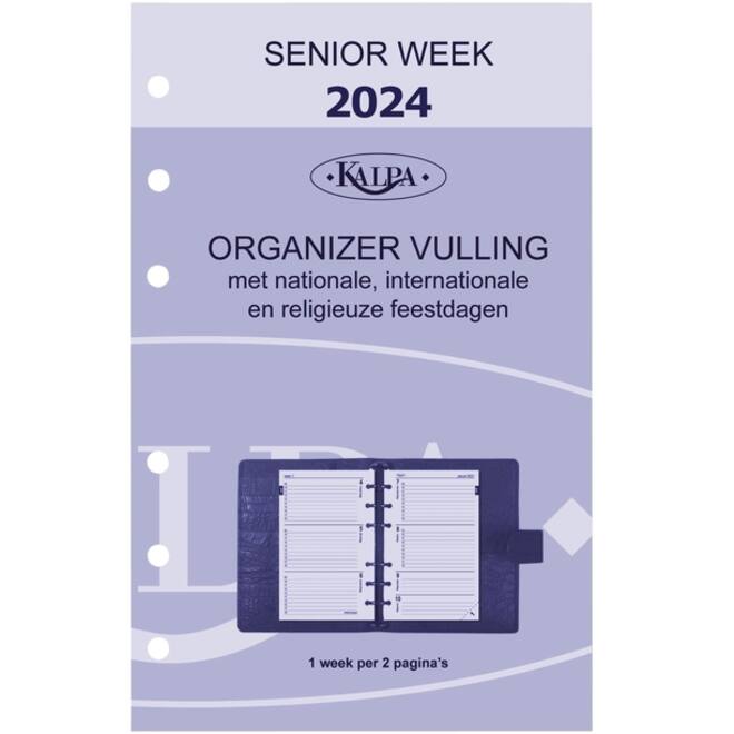 Agendavulling 2026 Kalpa Senior 7dagen/2pagina's
