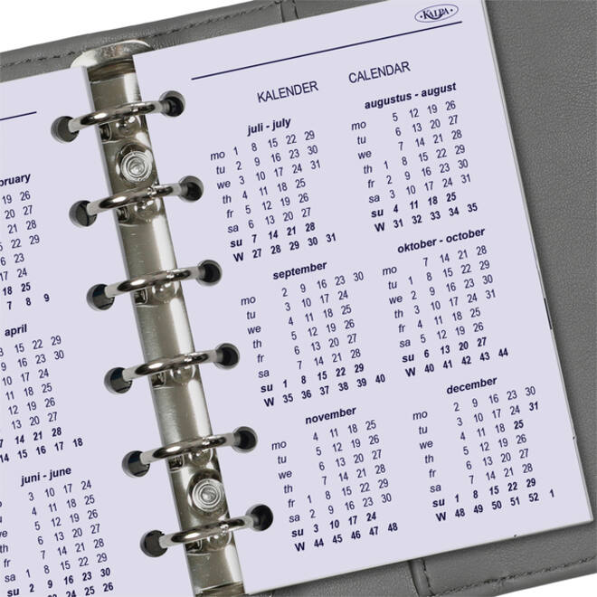Agendavulling 2026 Kalpa Pocket 1dag/1pagina