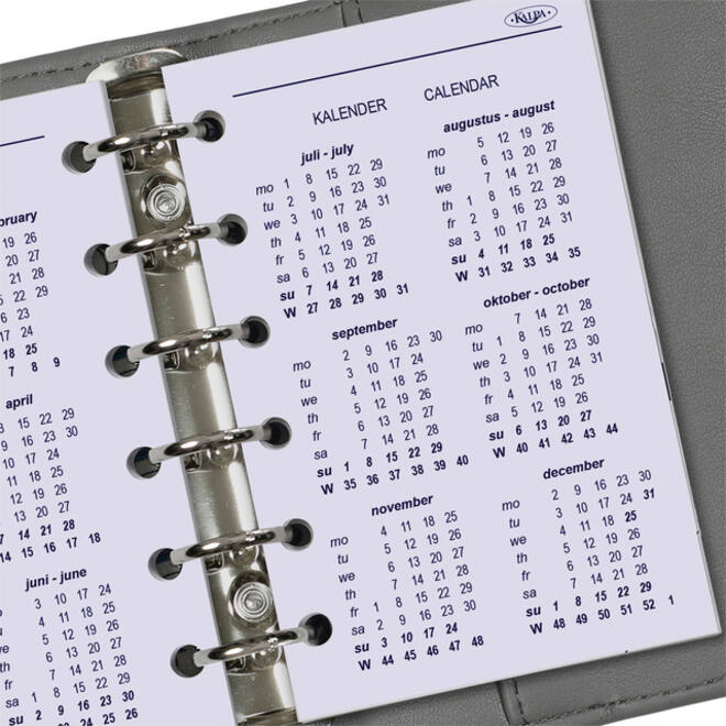 Agendavulling 2026 Kalpa Pocket 7dagen/2pagina's