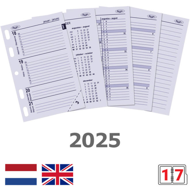 Agendavulling 2026 Kalpa Mini 7dagen/2pagina's